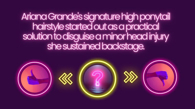 Pop Music Trivia Fact or Fake